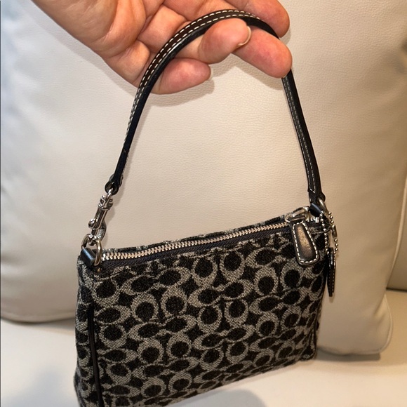 Coach Signature Vintage Wool Mini Bag - Picture 10 of 17